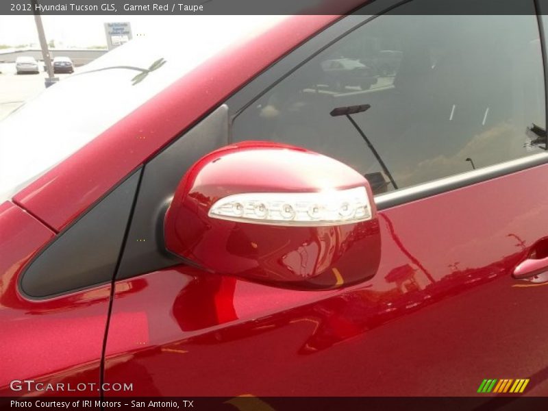 Garnet Red / Taupe 2012 Hyundai Tucson GLS