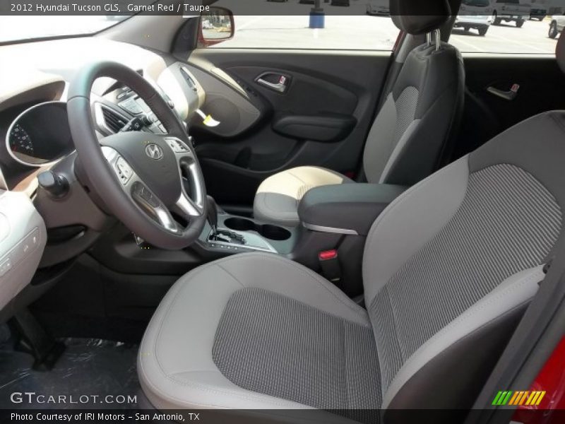 Garnet Red / Taupe 2012 Hyundai Tucson GLS