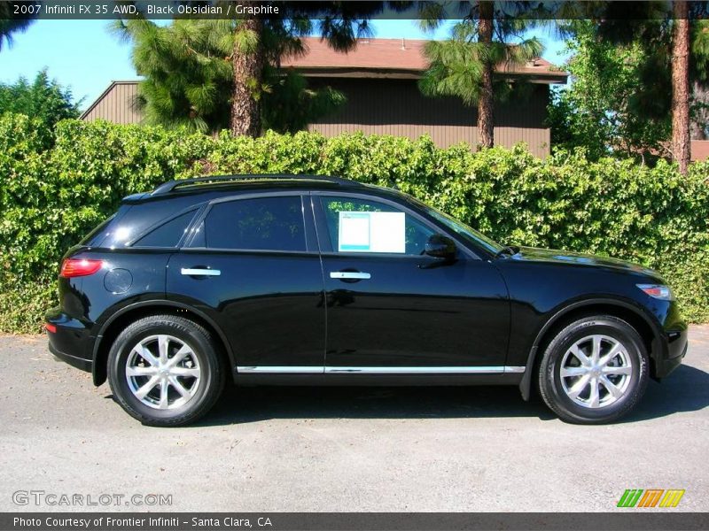 Black Obsidian / Graphite 2007 Infiniti FX 35 AWD
