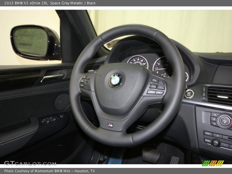 Space Gray Metallic / Black 2013 BMW X3 xDrive 28i