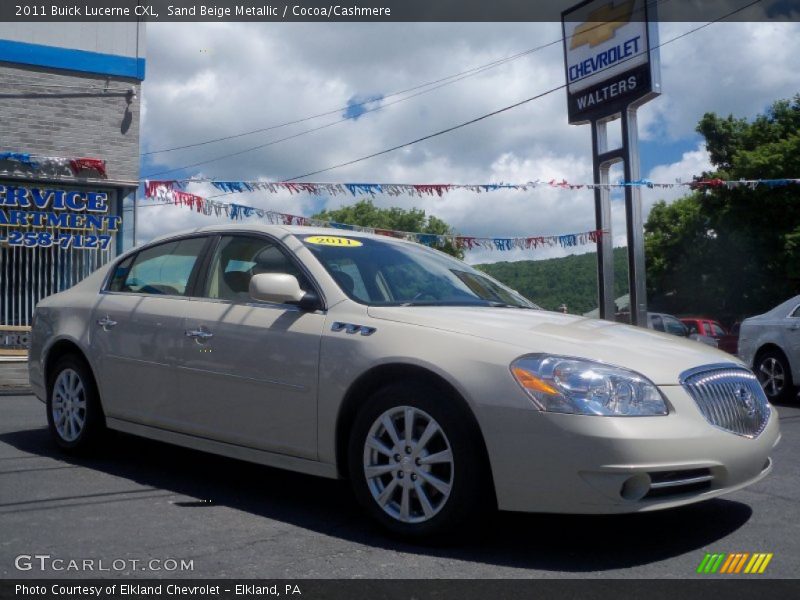 Sand Beige Metallic / Cocoa/Cashmere 2011 Buick Lucerne CXL