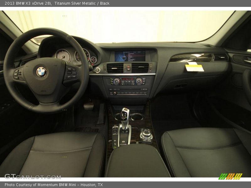Titanium Silver Metallic / Black 2013 BMW X3 xDrive 28i