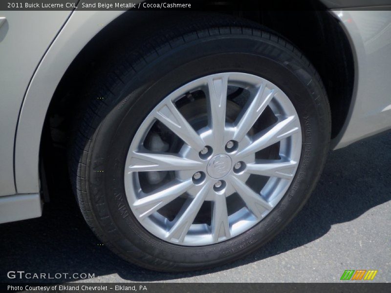 Sand Beige Metallic / Cocoa/Cashmere 2011 Buick Lucerne CXL