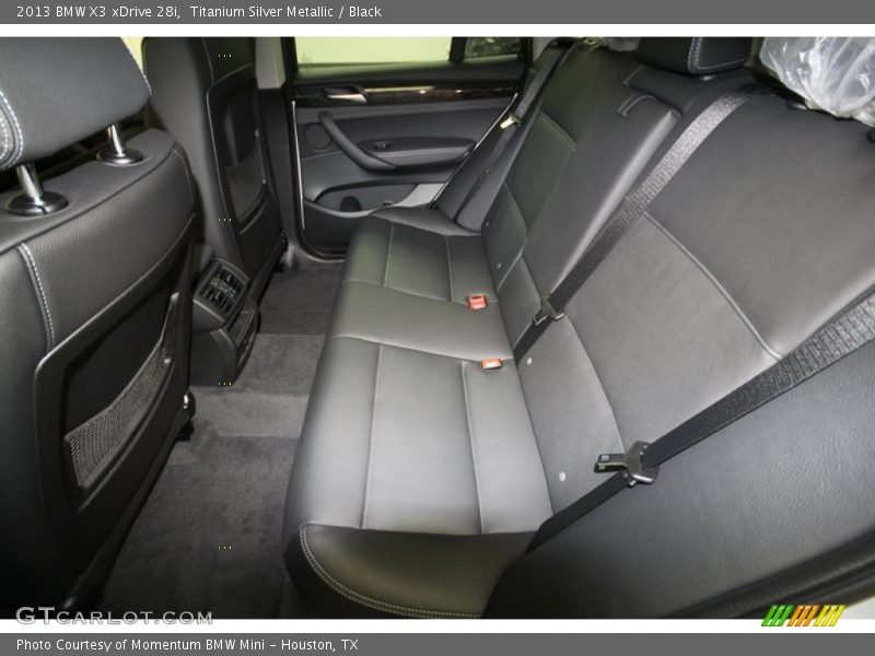Titanium Silver Metallic / Black 2013 BMW X3 xDrive 28i
