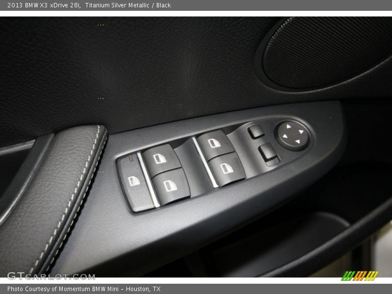 Titanium Silver Metallic / Black 2013 BMW X3 xDrive 28i