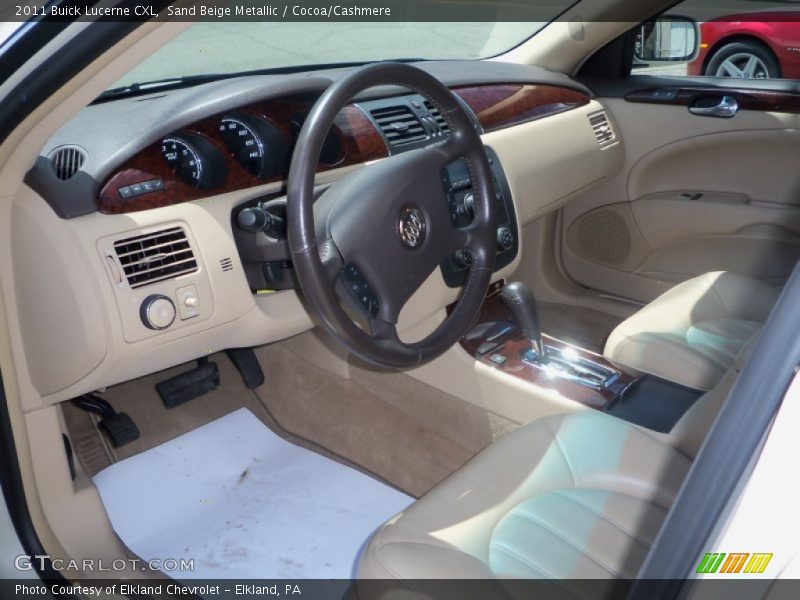 Sand Beige Metallic / Cocoa/Cashmere 2011 Buick Lucerne CXL