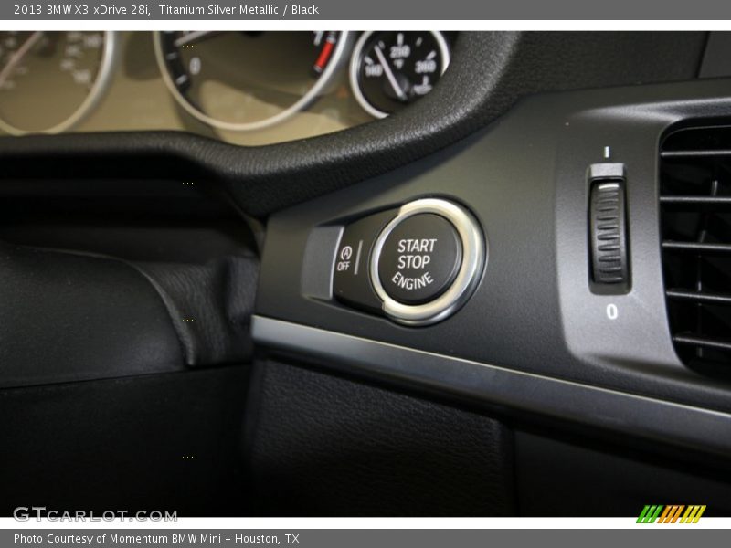 Titanium Silver Metallic / Black 2013 BMW X3 xDrive 28i