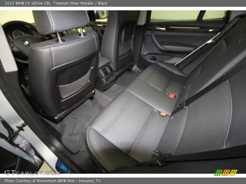 Titanium Silver Metallic / Black 2013 BMW X3 xDrive 28i