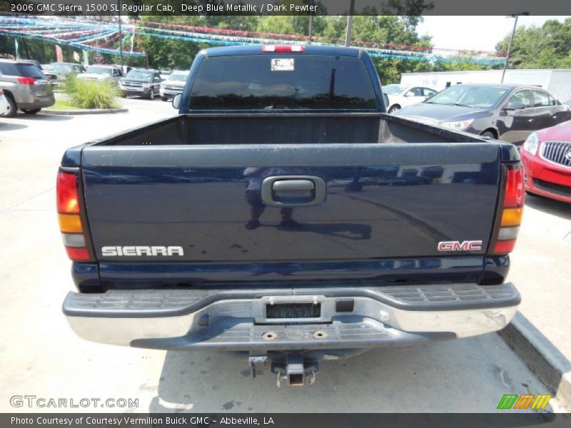 Deep Blue Metallic / Dark Pewter 2006 GMC Sierra 1500 SL Regular Cab