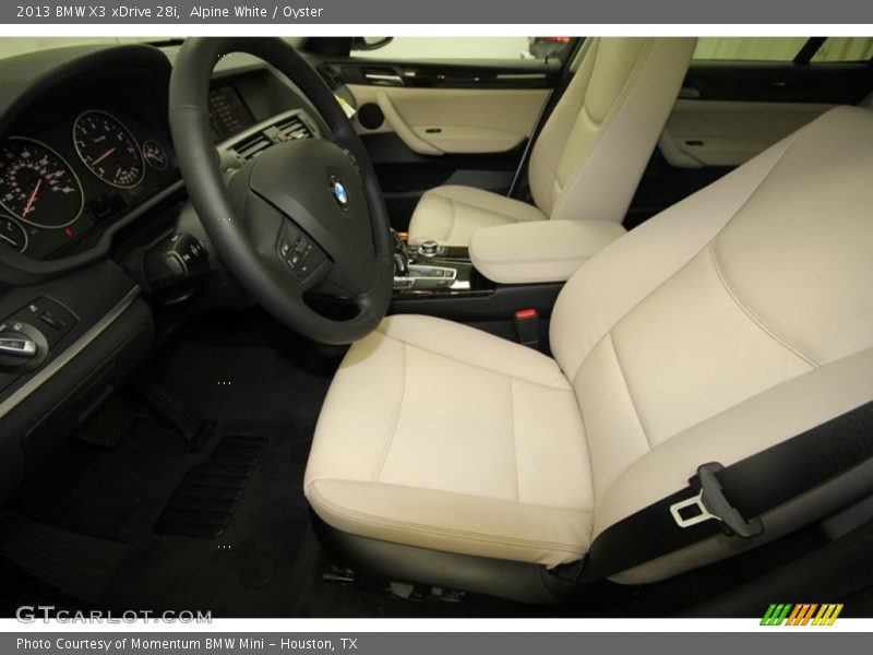 Alpine White / Oyster 2013 BMW X3 xDrive 28i