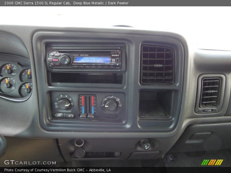 Deep Blue Metallic / Dark Pewter 2006 GMC Sierra 1500 SL Regular Cab