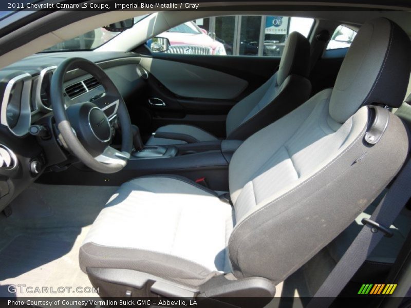 Imperial Blue Metallic / Gray 2011 Chevrolet Camaro LS Coupe