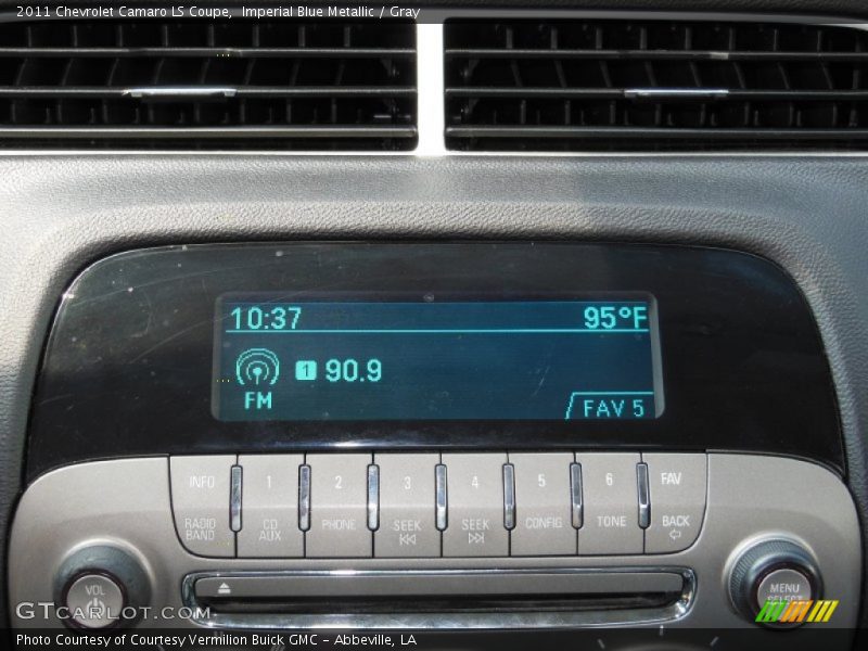 Imperial Blue Metallic / Gray 2011 Chevrolet Camaro LS Coupe