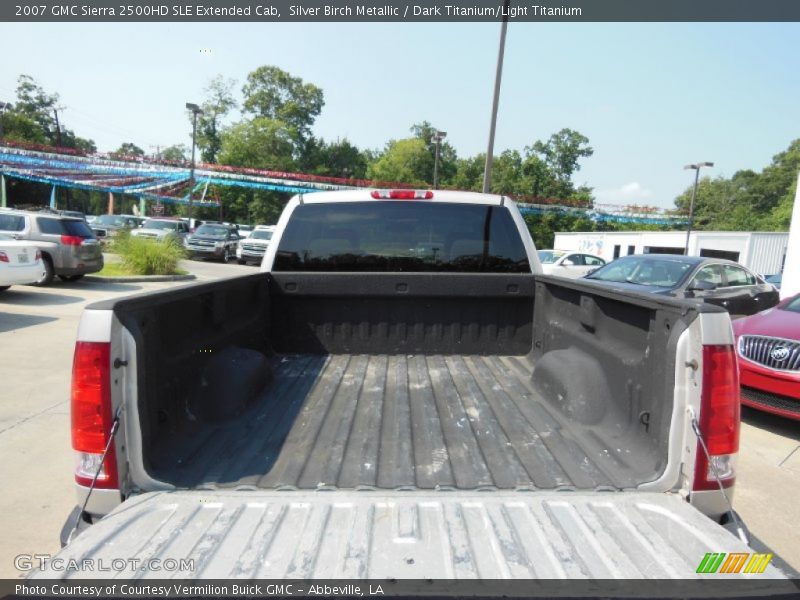 Silver Birch Metallic / Dark Titanium/Light Titanium 2007 GMC Sierra 2500HD SLE Extended Cab