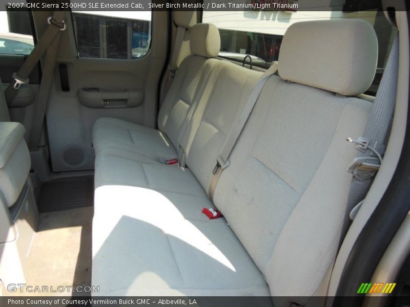 Silver Birch Metallic / Dark Titanium/Light Titanium 2007 GMC Sierra 2500HD SLE Extended Cab
