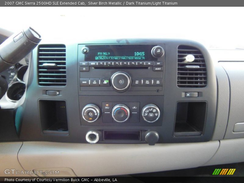 Silver Birch Metallic / Dark Titanium/Light Titanium 2007 GMC Sierra 2500HD SLE Extended Cab