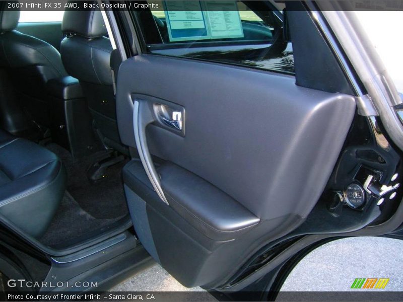 Black Obsidian / Graphite 2007 Infiniti FX 35 AWD