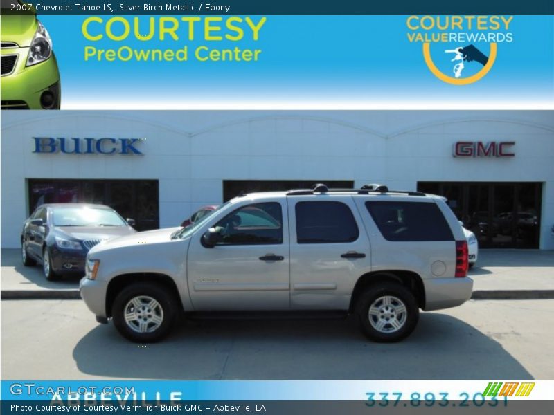 Silver Birch Metallic / Ebony 2007 Chevrolet Tahoe LS