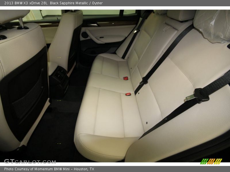 Black Sapphire Metallic / Oyster 2013 BMW X3 xDrive 28i