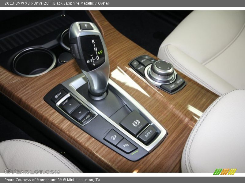 Black Sapphire Metallic / Oyster 2013 BMW X3 xDrive 28i