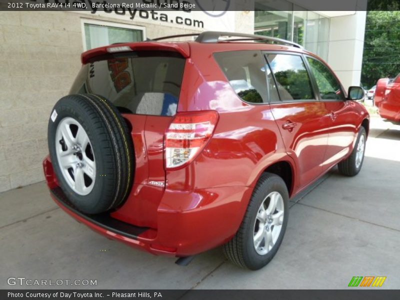 Barcelona Red Metallic / Sand Beige 2012 Toyota RAV4 I4 4WD