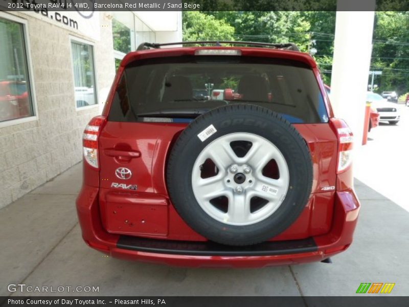 Barcelona Red Metallic / Sand Beige 2012 Toyota RAV4 I4 4WD