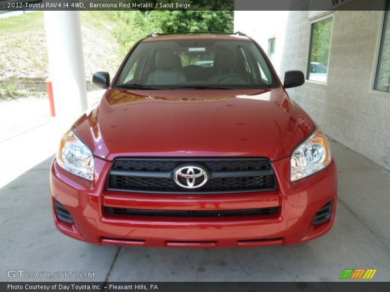 Barcelona Red Metallic / Sand Beige 2012 Toyota RAV4 I4 4WD