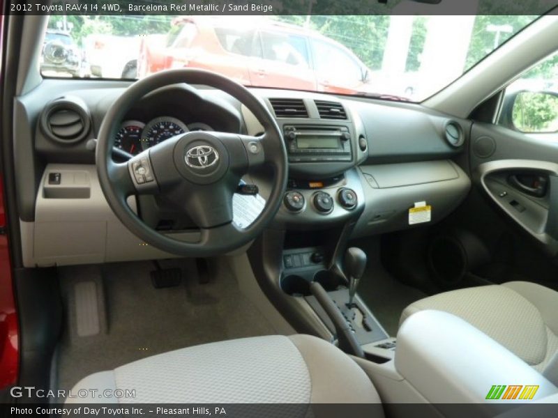Barcelona Red Metallic / Sand Beige 2012 Toyota RAV4 I4 4WD