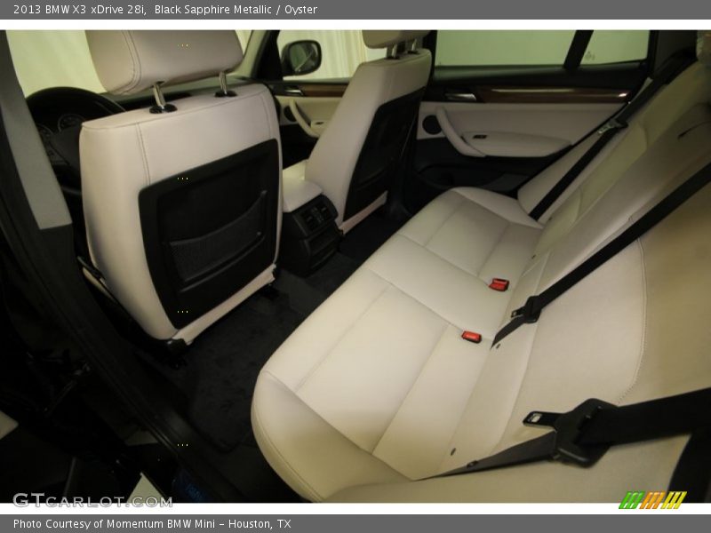 Black Sapphire Metallic / Oyster 2013 BMW X3 xDrive 28i