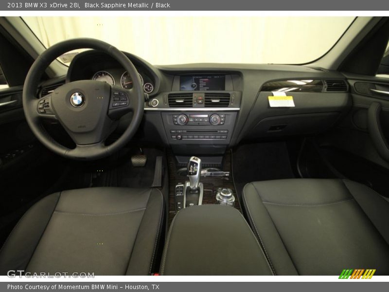 Black Sapphire Metallic / Black 2013 BMW X3 xDrive 28i