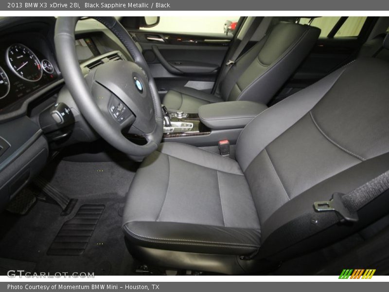 Black Sapphire Metallic / Black 2013 BMW X3 xDrive 28i