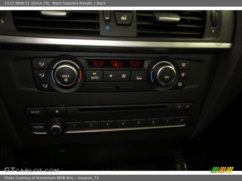 Black Sapphire Metallic / Black 2013 BMW X3 xDrive 28i