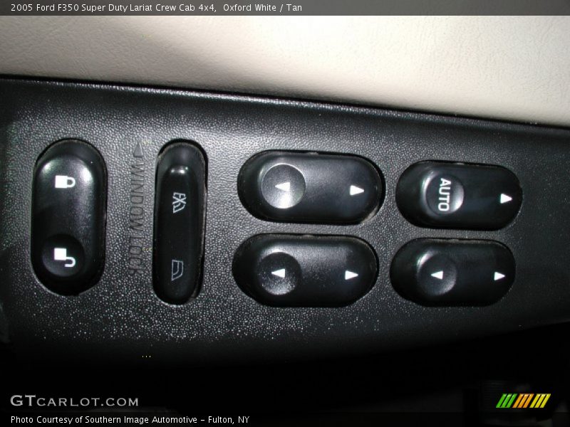 Oxford White / Tan 2005 Ford F350 Super Duty Lariat Crew Cab 4x4