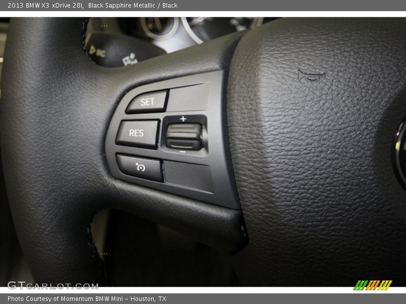 Black Sapphire Metallic / Black 2013 BMW X3 xDrive 28i