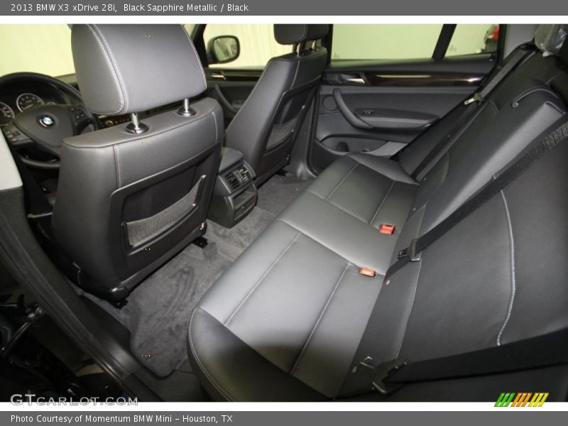 Black Sapphire Metallic / Black 2013 BMW X3 xDrive 28i