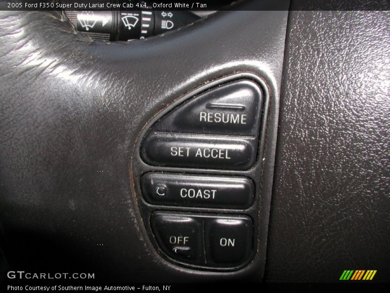 Oxford White / Tan 2005 Ford F350 Super Duty Lariat Crew Cab 4x4