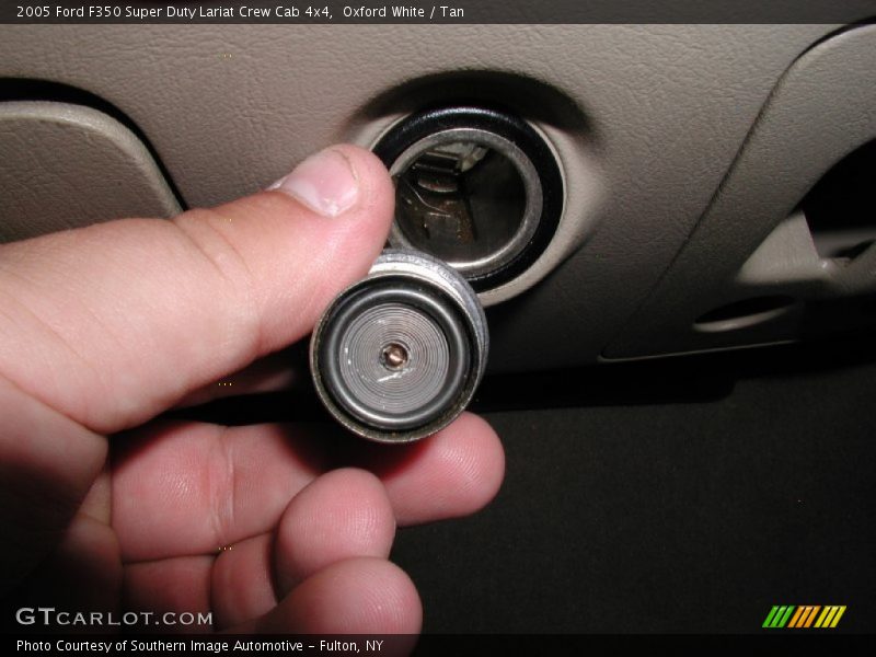 Oxford White / Tan 2005 Ford F350 Super Duty Lariat Crew Cab 4x4