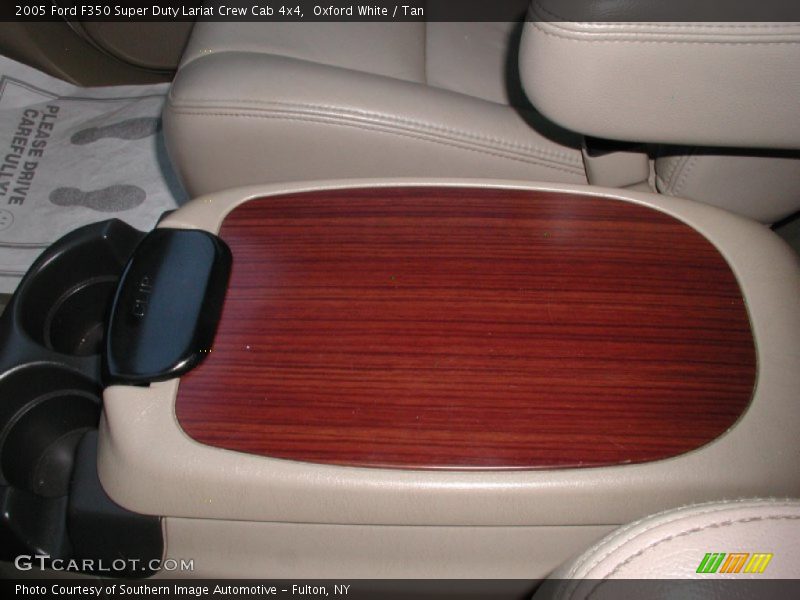 Oxford White / Tan 2005 Ford F350 Super Duty Lariat Crew Cab 4x4