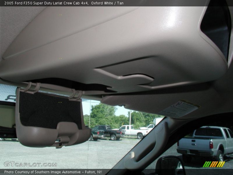 Oxford White / Tan 2005 Ford F350 Super Duty Lariat Crew Cab 4x4