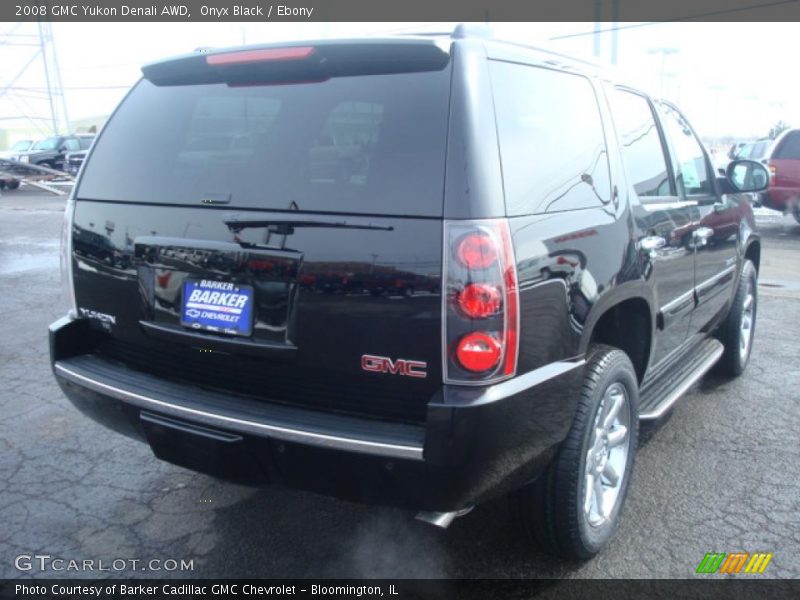 Onyx Black / Ebony 2008 GMC Yukon Denali AWD