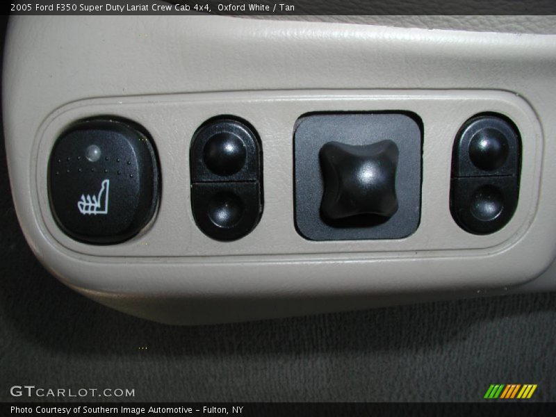 Oxford White / Tan 2005 Ford F350 Super Duty Lariat Crew Cab 4x4