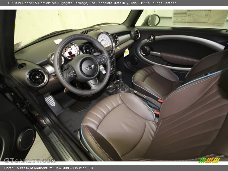  2012 Cooper S Convertible Highgate Package Dark Truffle Lounge Leather Interior