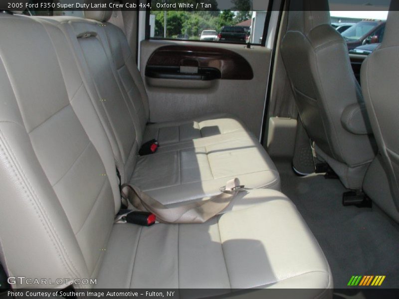 Oxford White / Tan 2005 Ford F350 Super Duty Lariat Crew Cab 4x4