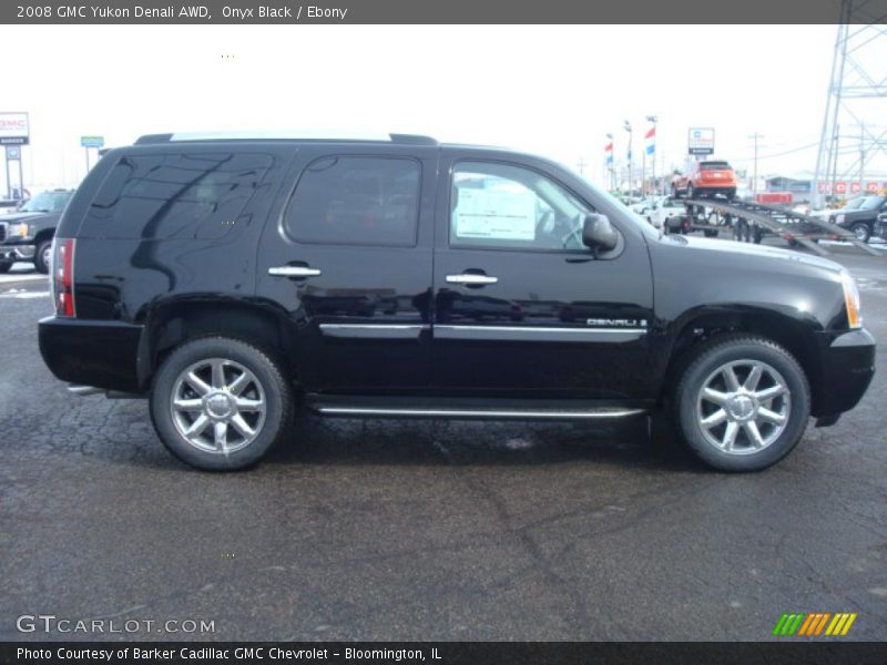 Onyx Black / Ebony 2008 GMC Yukon Denali AWD