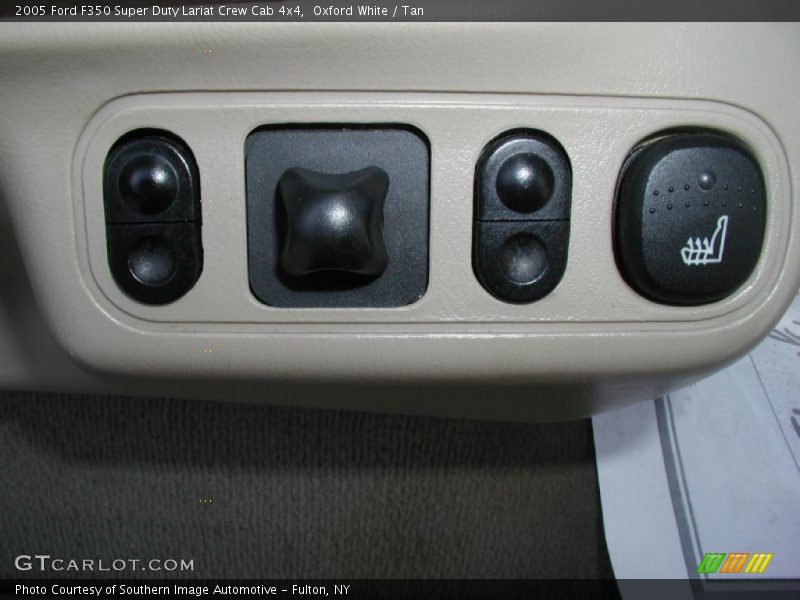 Oxford White / Tan 2005 Ford F350 Super Duty Lariat Crew Cab 4x4