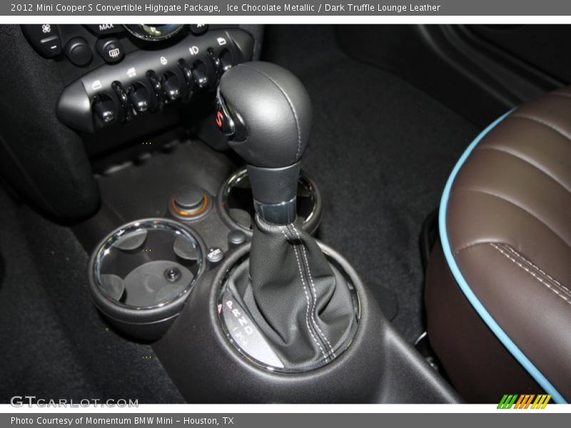  2012 Cooper S Convertible Highgate Package 6 Speed Steptronic Automatic Shifter