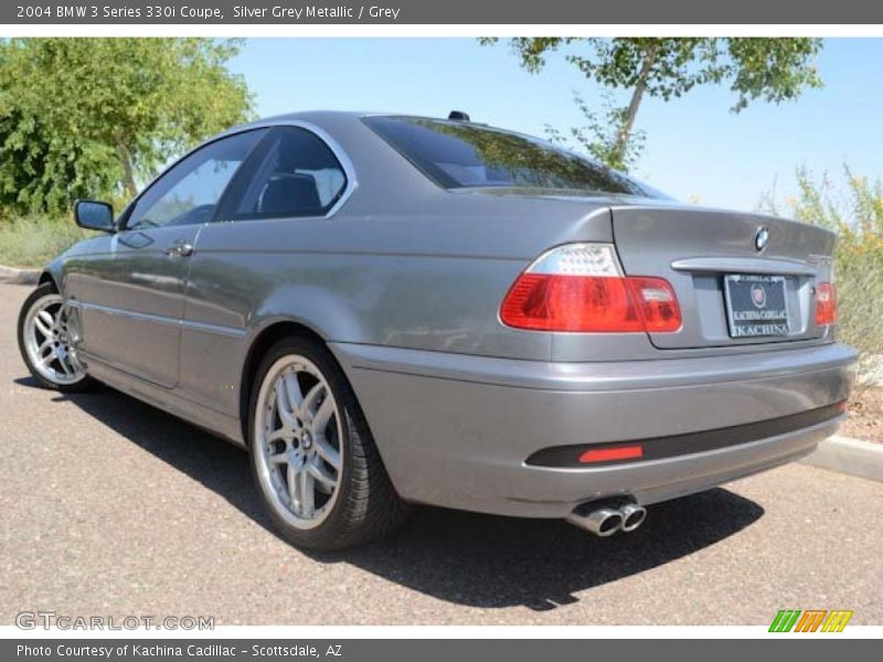 Silver Grey Metallic / Grey 2004 BMW 3 Series 330i Coupe