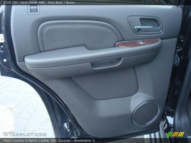 Onyx Black / Ebony 2008 GMC Yukon Denali AWD