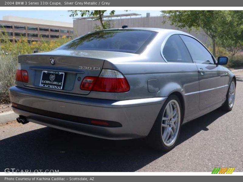 Silver Grey Metallic / Grey 2004 BMW 3 Series 330i Coupe