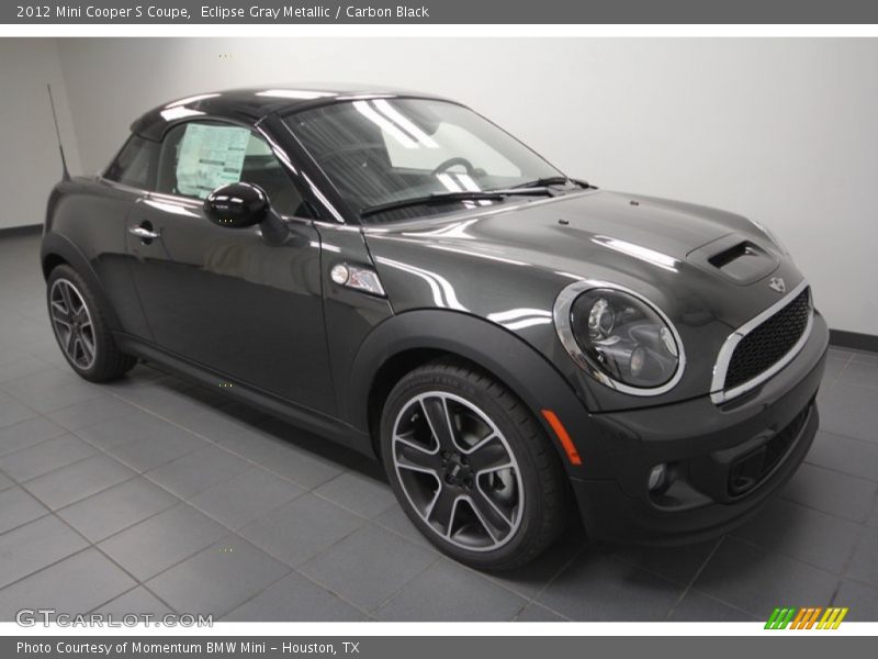 Eclipse Gray Metallic / Carbon Black 2012 Mini Cooper S Coupe
